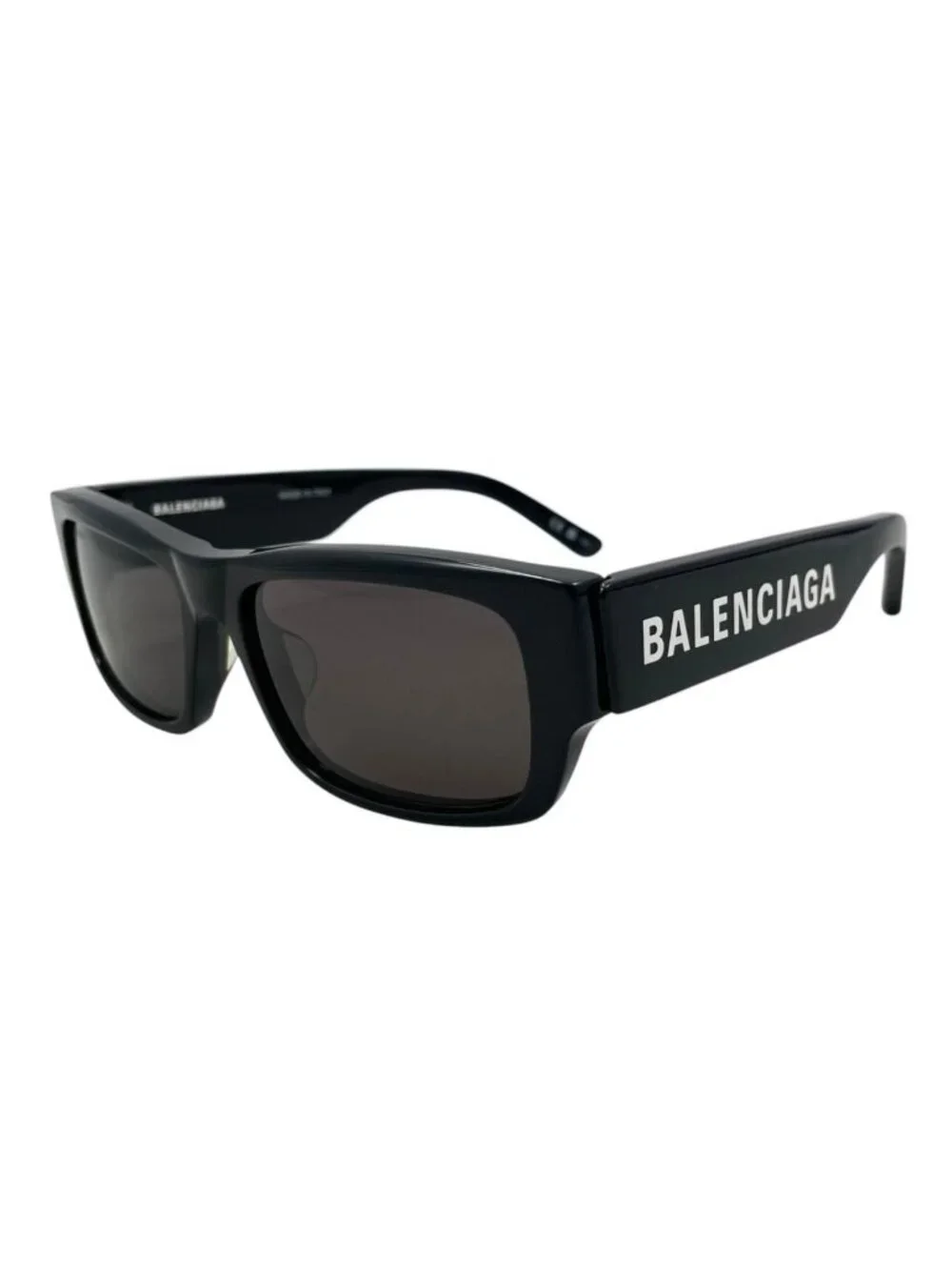 Balenciaga Sunglasses Logo Black White Eyewear